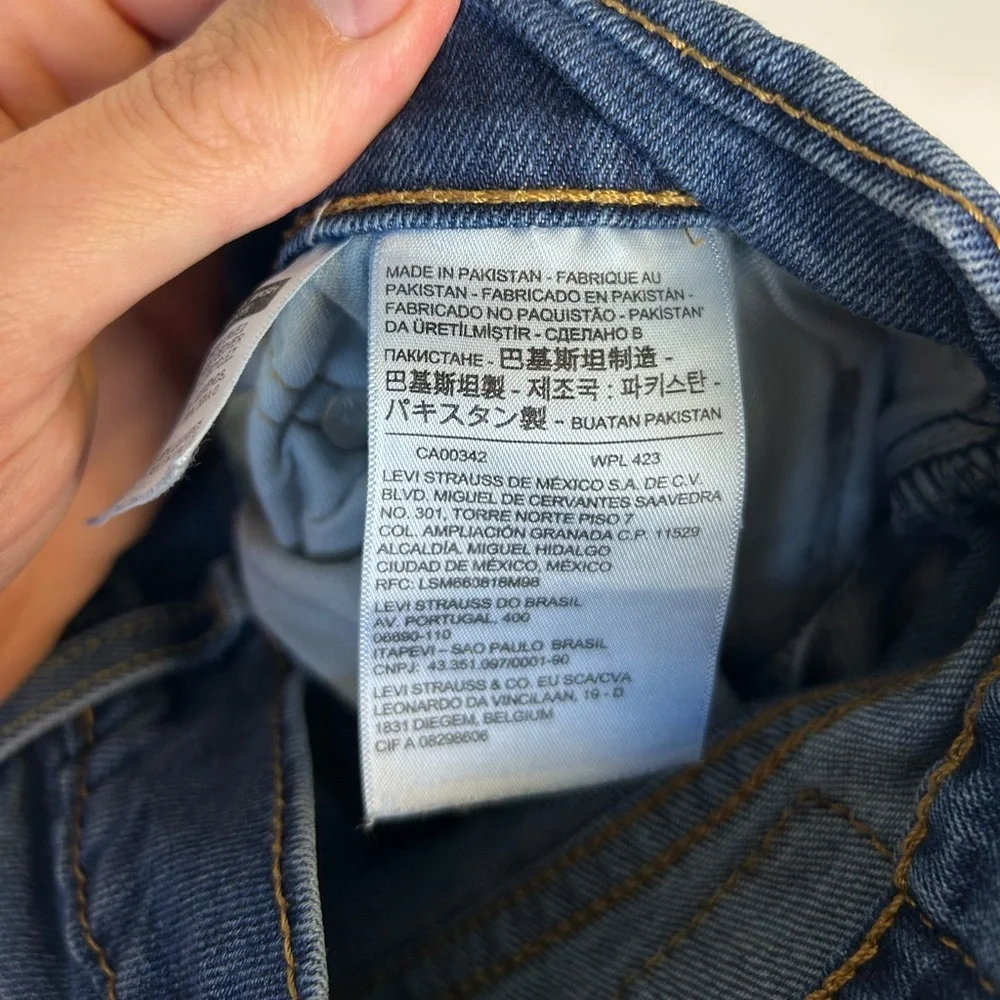 Levi's 511 Relaxed Fit Men's Denim Jeans Size 34X30 Blue Comfortable